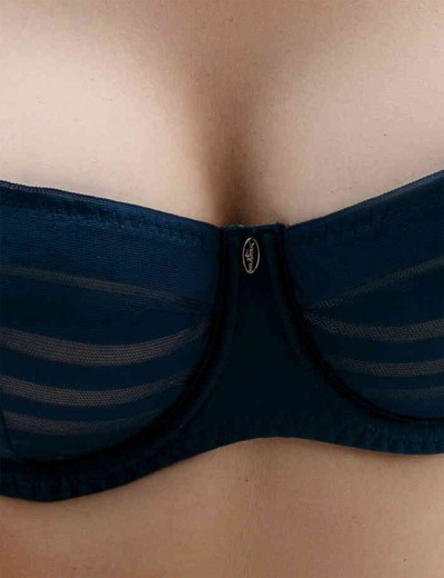 Бюстгальтер балконет мягкий Milavitsa 127640 синий топаз/нюд, Цвет: синий топаз/нюд, Размеры: 80C, изображение 5 Бюстгальтер балконет мягкий Milavitsa 127640 синий топаз/нюд, Цвет: синий топаз/нюд, Размеры: 80C, изображение 5