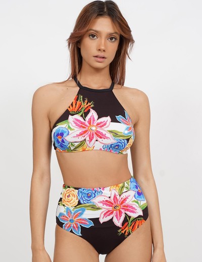 Верх купальника UNICONF CBB293 DREAMY GARDEN, Цвет: черный, Размеры: S, изображение 4