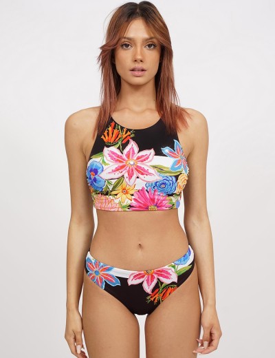 Пляжный топ UNICONF CBB294 DREAMY GARDEN, Цвет: черный, Размеры: S, изображение 3