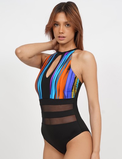 Совместный купальник UNICONF CBI329 SIMPHONY OF COLOURS, Цвет: черный, Размеры: S, изображение 3
