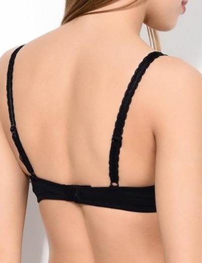 Бюстгальтер пуш-ап Wonderbra W02LN черный, Цвет: черный, Размеры: 70I, изображение 2