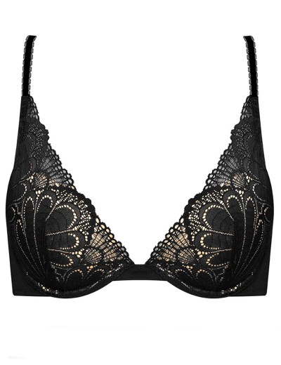 Бюстгальтер пуш-ап Wonderbra W02LN черный, Цвет: черный, Размеры: 70I, изображение 4