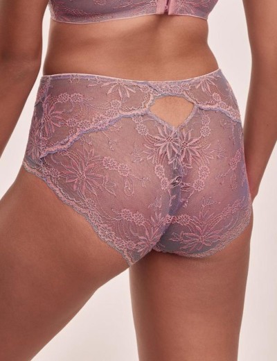 Высокие кружевные трусы Alles MADERA classic, Цвет: сиреневый, Размеры: M, изображение 2