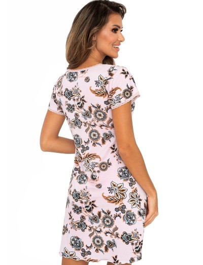 Сорочка с коротким рукавом Donna AISHA nightdress, Цвет: розовый, Размеры: L, изображение 2