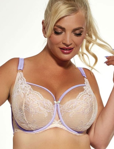 Мягкий бюстгальтер Kris Line LOLI POP soft lace, Цвет: лаванда, Размеры: 70J, изображение 4