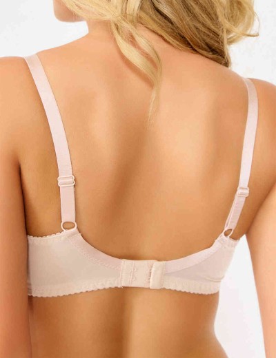 Бюстгальтер с мягкими кружевными чашками Lina A 6010 серебристый пион, Цвет: серебристый пион, Размеры: 70E, изображение 3