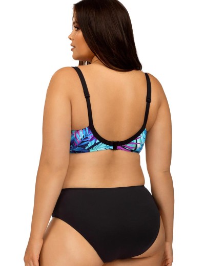 Купальник с уплотненной чашкой Lorin L2529/3 BIG, Цвет: флора, Размеры: 85C, изображение 2