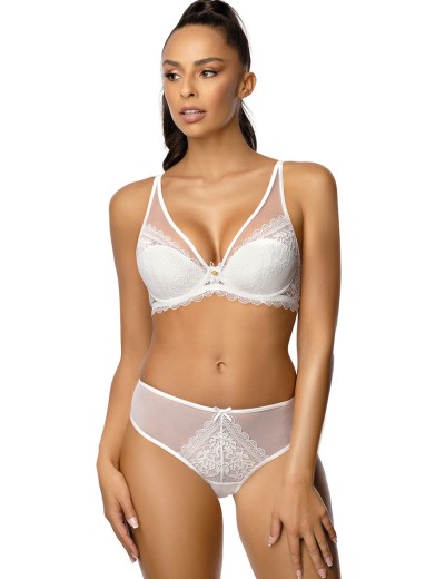 Кружевной бюстгальтер пуш-ап MAT ESTELLE bialy M-0198-11, Цвет: белый, Размеры: 65C, изображение 6 Кружевной бюстгальтер пуш-ап MAT ESTELLE bialy M-0198-11, Цвет: белый, Размеры: 65C, изображение 6