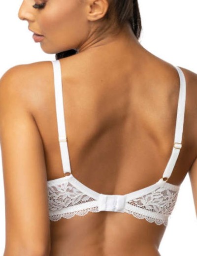Кружевной бюстгальтер пуш-ап MAT ESTELLE bialy M-0198-11, Цвет: белый, Размеры: 65C, изображение 2 Кружевной бюстгальтер пуш-ап MAT ESTELLE bialy M-0198-11, Цвет: белый, Размеры: 65C, изображение 2