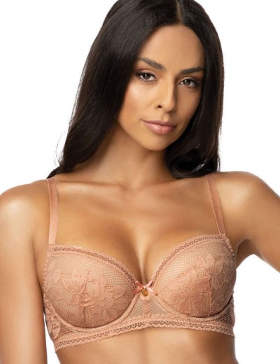 Бюстгальтер балконет пуш-ап MAT MARGARET bezowy M-3606-11, Цвет: бежевый, Размеры: 65F, изображение 3