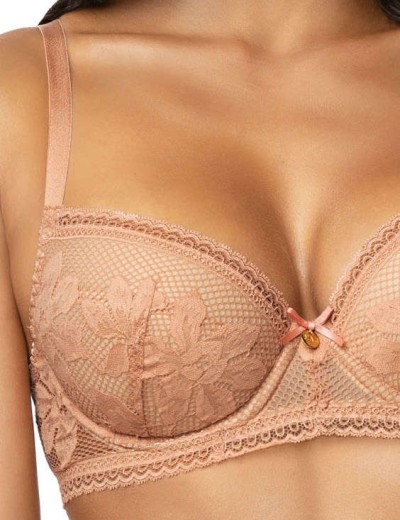 Бюстгальтер балконет пуш-ап MAT MARGARET bezowy M-3606-11, Цвет: бежевый, Размеры: 65F, изображение 4