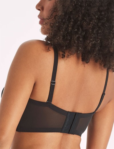 Кружевной бралетт без косточек Maidenform DM1188 черный, Цвет: черный, Размеры: 75C, изображение 3