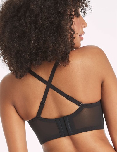 Кружевной бралетт без косточек Maidenform DM1188 черный, Цвет: черный, Размеры: 75C, изображение 2