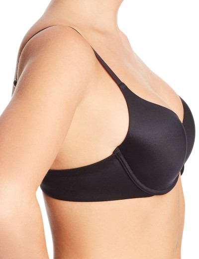 Гладкий бюстгальтер пуш-ап Maidenform DM0066 черный, Цвет: черный, Размеры: 80B, изображение 6