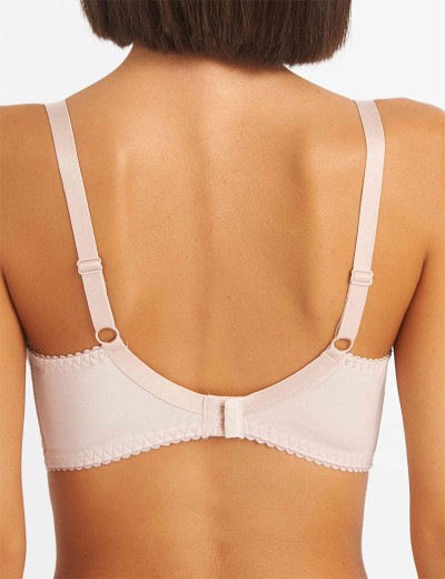 Бюстгальтер полумягкий Simona M 610 серебристый пион-сетка, Цвет: пион-сетка, Размеры: 90D, изображение 2