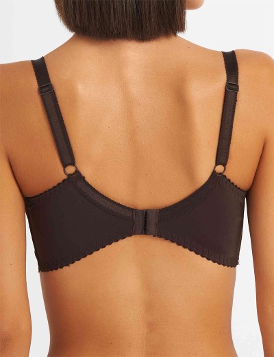 Бюстгальтер полумягкий Simona M 610 шоколад-сетка, Цвет: шоколад-сетка, Размеры: 75H, изображение 2