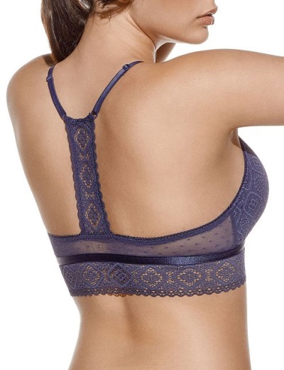 Бюстгальтер бралетт Selene KIM темно-синий, Цвет: темно-синий, Размеры: 65B, изображение 3