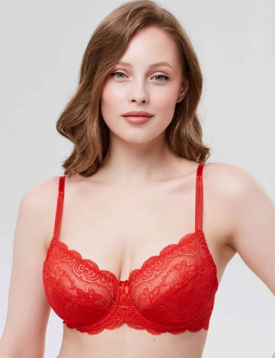 Бюстгальтер мягкий VOVA SNEJANNA V69606 россо, Цвет: россо, Размеры: 75E, изображение 3