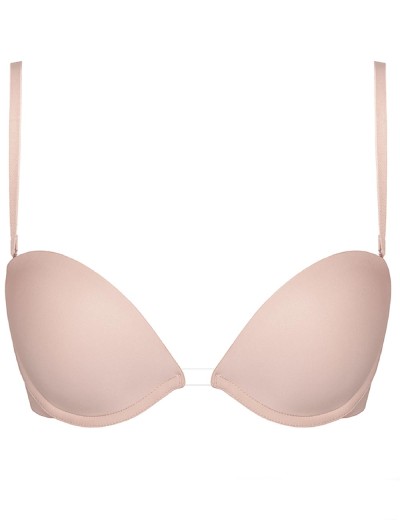 Бюстгальтер-трансформер пуш-ап Wonderbra W9243 бежевый, Цвет: бежевый, Размеры: 75D, изображение 4