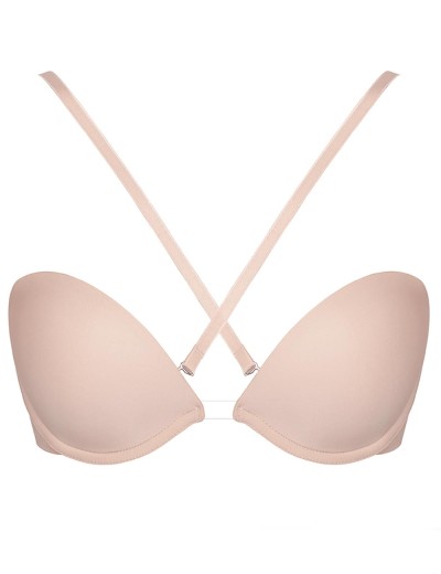 Бюстгальтер-трансформер пуш-ап Wonderbra W9243 бежевый, Цвет: бежевый, Размеры: 75D, изображение 6