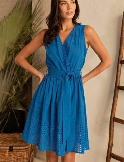 Сарафан из хлопка Mia-Amore ROCHELLE 1611 синий, Цвет: синий, Размеры: L, изображение 3