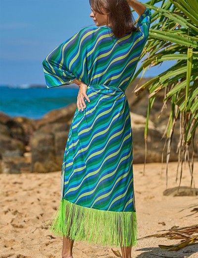 Длинная туника Mia-Amore TALASSA 7358, Цвет: синий, Размеры: 2XL/3XL, изображение 2