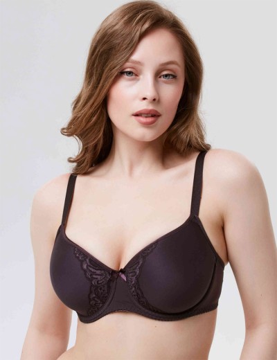 Бюстгальтер спейсер Milavitsa 119141 эспрессо, Цвет: эспрессо, Размеры: 75F, изображение 4