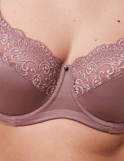 Бюстгальтер мягкий с подкроем Nikol Djumon 132 15B кофейно-розовый, Цвет: кофейно-розовый, Размеры: 75I, изображение 5