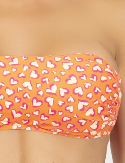 Открытый купальник бандо бразилиана Sielei HE85 arancio, Цвет: arancio (оранж), Размеры: 75B, изображение 3