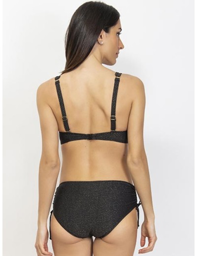 Черный купальник с мягкой чашкой Sielei LX93 nero, Цвет: nero (черный), Размеры: 75D, изображение 2