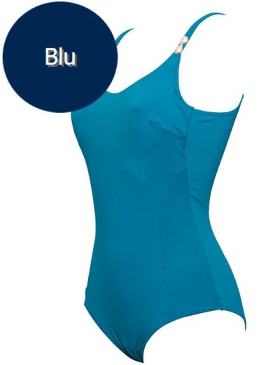 Слитный купальник Sielei PEARLS PE51 blu, Цвет: blu (синий), Размеры: 75D, изображение 3