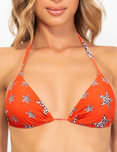 Открытый купальник шторка бразилиана Sielei RS52+RS61 rosso, Цвет: rosso (красный), Размеры: 75B, изображение 3