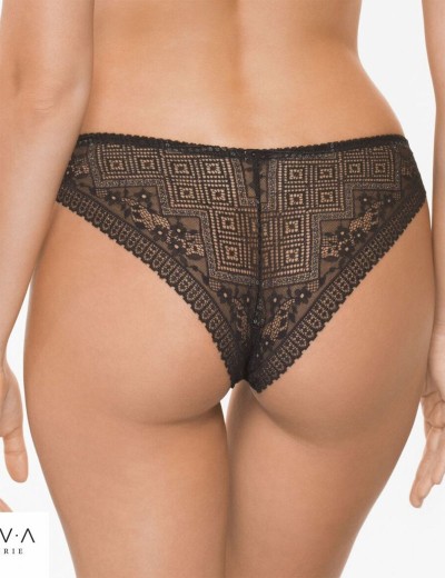 Трусики бразилиана VOVA BLACK DIAMONDS V10955 черный, Цвет: черный, Размеры: S, изображение 2