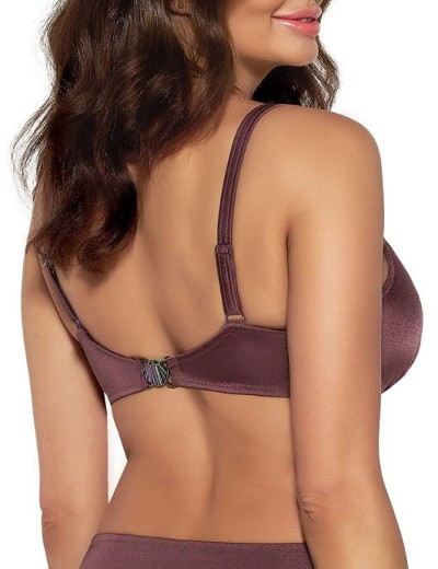 Бюст купальный поролоновый с декоративными лентами AVA HOT CHOCOLATE SK168 U, Цвет: тауп, Размеры: 75H, изображение 2