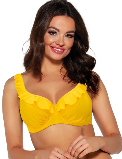Бюстгальтер купальный мягкая чашка AVA SK174 M желтый, Цвет: желтый, Размеры: 85E, изображение 3