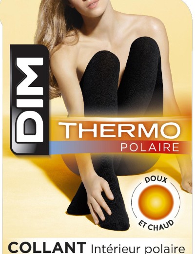 Плотные колготки Dim 01K7 THERMO 143 den, Цвет: черный, Размеры: 3/4, изображение 3