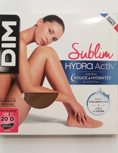 Тонкие колготки Dim 02Y9 SUBLIM HYDRA ACTIVE 20 den, Цвет: светло-коричневый, Размеры: 4, изображение 3