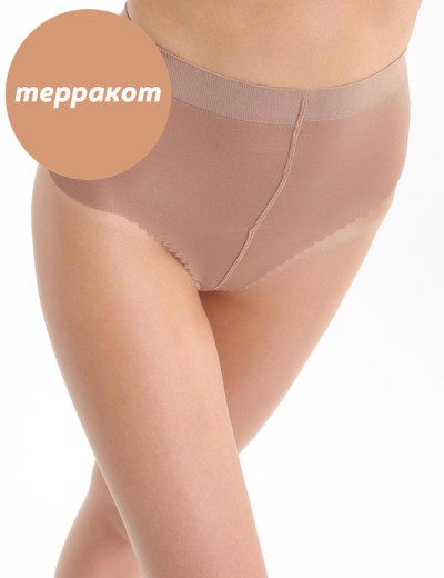 Тонкие колготки Dim 05DG TEINT de SOLEIL 17 den терракот, Цвет: терракот, Размеры: 3, изображение 2