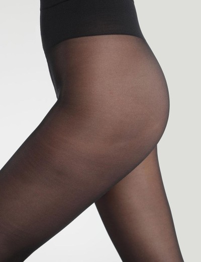 Полупрозрачные колготки Dim 1142 DIAM'S 25 den черный, Цвет: черный, Размеры: 2, изображение 2