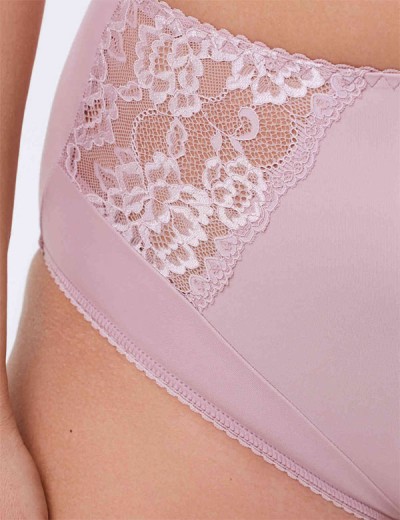 Высокие трусы слипы Elli 621 хрустальная роза, Цвет: хрустальная роза, Размеры: L, изображение 3