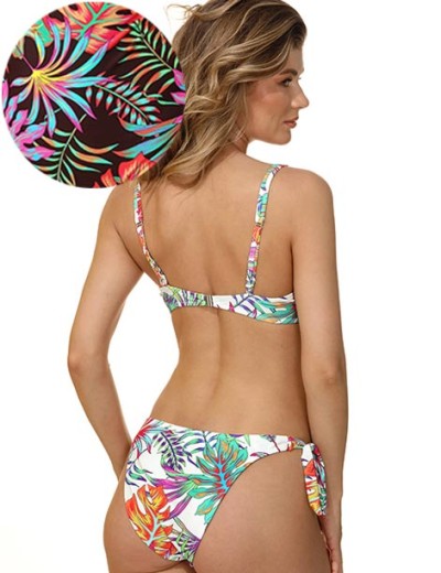 Открытый купальник с мягкой чашкой Jolidon FR81I коричневый, Цвет: коричневый, Размеры: 80B, изображение 2