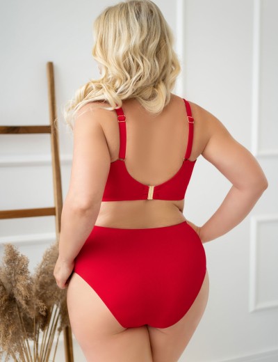 Бюстгальтер купальный мягкий Kris Line MADERA bralette red, Цвет: красный, Размеры: 65I, изображение 5