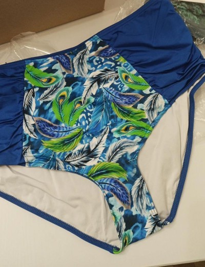 Плавки купальника Lorin L3096/1 BIG, Цвет: мультиколор, Размеры: 4XL, изображение 3