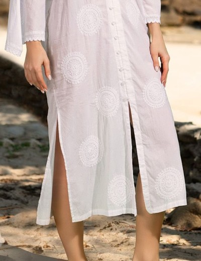 Длинная туника с капюшоном Mia-Amore ARGENTINA 6886, Цвет: белый, Размеры: L, изображение 4