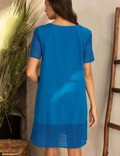 Туника хлопковая Mia-Amore ROCHELLE 1615 синий, Цвет: синий, Размеры: S/M, изображение 2