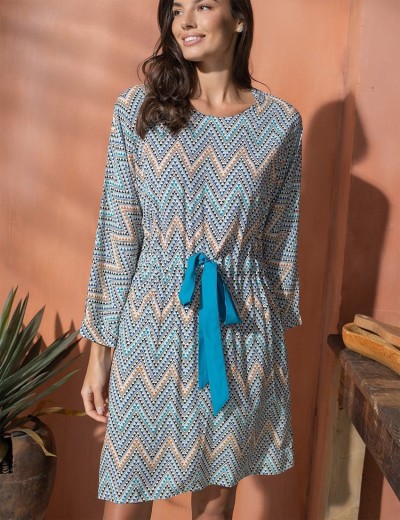 Домашнее платье-туника Mia-Amore VEGAS 1994 синий, Цвет: синий, Размеры: S/M, изображение 5