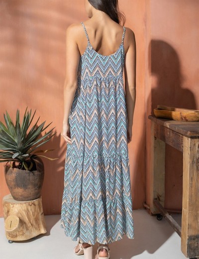 Сарафан из вискозы Mia-Amore VEGAS 1998 синий, Цвет: синий, Размеры: L, изображение 2