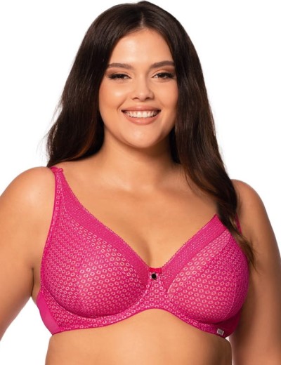 Бюстгальтер мягкая чашка Nipplex MATILDA M, Цвет: фуксия, Размеры: 85E, изображение 2