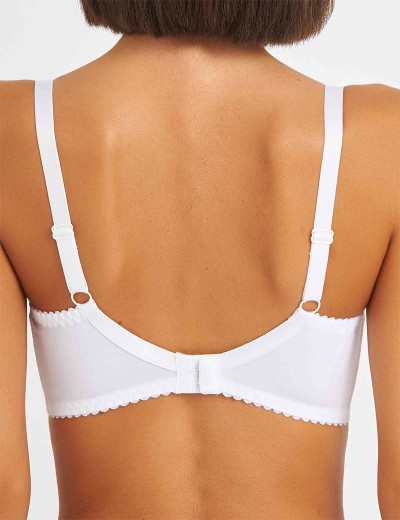 Бюстгальтер полумягкий Simona M 610 белая-сетка, Цвет: белая-сетка, Размеры: 90G, изображение 2