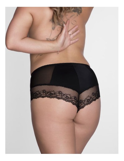 Трусы бразилиана Akcent SIZE PLUS 003, Цвет: черный, Размеры: L, изображение 2